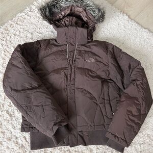 The North Face Brown Puffer Jacket